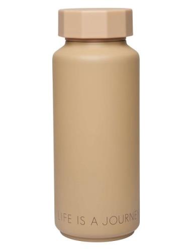 Thermo/Insulated Bottle Special Edition Design Letters Beige