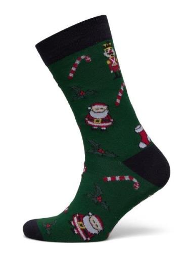 Christmas Bamboo Sock Lindbergh Green