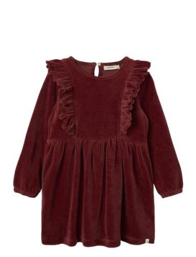 Nmfsaga Ls Dress Lil Lil'Atelier Red