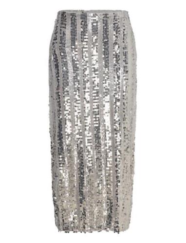 Vmefa Hw 7/8 Skirt Jrs Vero Moda Silver