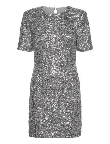 Rwzoey Ss Short Dress Rosemunde Silver