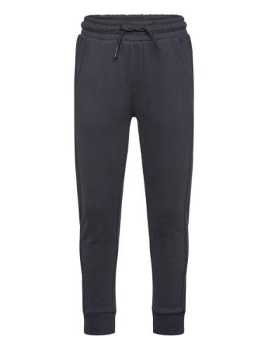 Cotton Jogger Trousers With Pockets Mango Navy