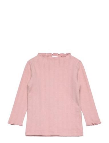 Nmfraria Ls Slim Top Name It Pink