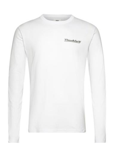 Wwmel Chrome Baseline Ls T-Shirt Go Double A By Wood Wood White