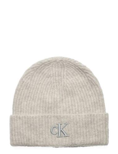 Thick Embroidery Beanie Calvin Klein Cream