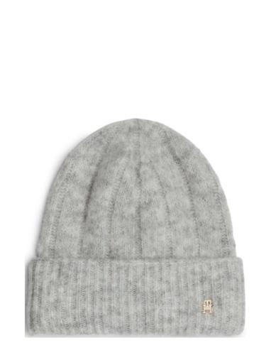 Th Timeless Beanie Tommy Hilfiger Grey