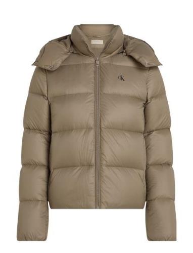 Mw Down Short Puffer Calvin Klein Jeans Beige