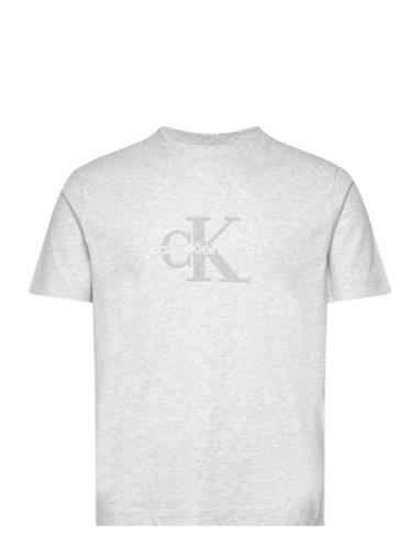 Chenille Monologo Tee Calvin Klein Jeans Grey