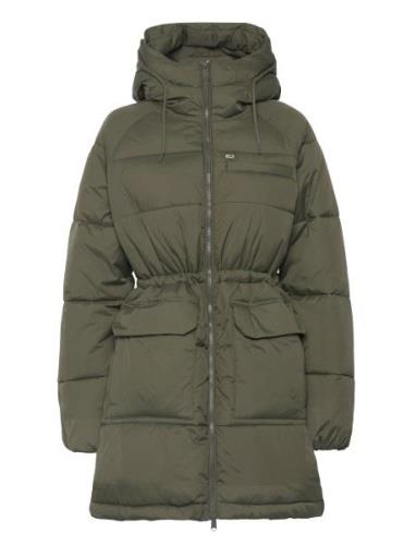 Tjw Midi Vail Puffer Tommy Jeans Khaki