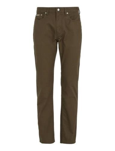 Straight Cotton Twill Pant Calvin Klein Jeans Khaki