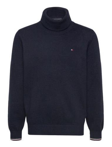 Essential Reg Turtleneck Sweater Tommy Hilfiger Navy