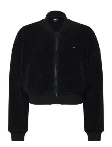 Tjw Teddy Zip Thru Tommy Jeans Black