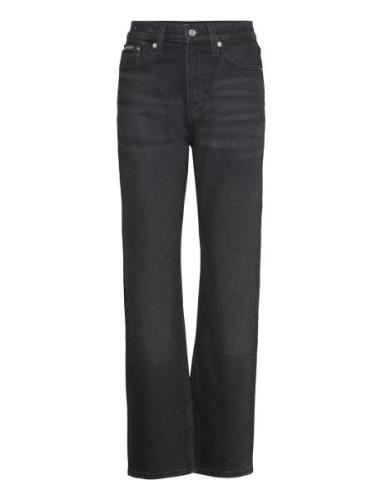 High Rise Straight Calvin Klein Jeans Black