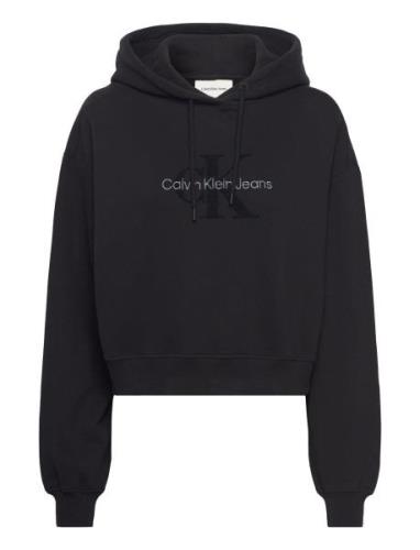 Chenille Monologo Hoodie Calvin Klein Jeans Black