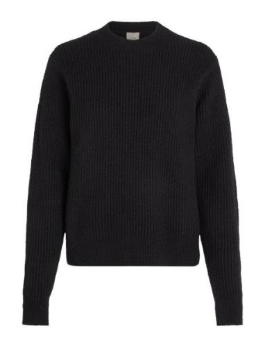 Boucle Rib C-Nk Relaxed Sweater Calvin Klein Black