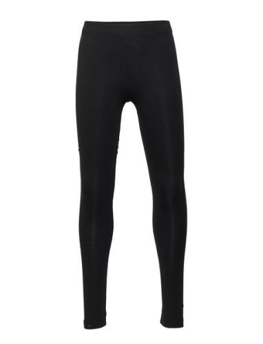 Basic Leggings Solid Lindex Black