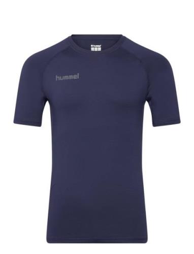 Hml First Performance Jersey S/S Hummel Blue