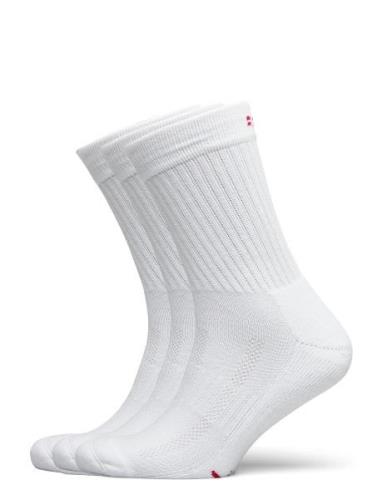 Tennis Crew Socks Danish Endurance White