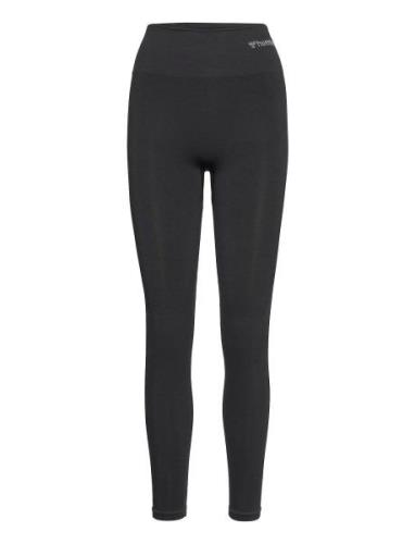 Hmltif Seamless High Waist Tights Hummel Black