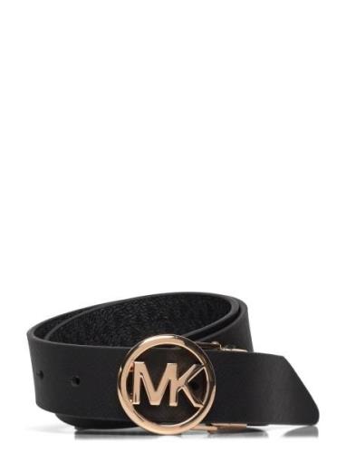 32Mm Reversible Saffiano Belt Michael Kors Accessories Black