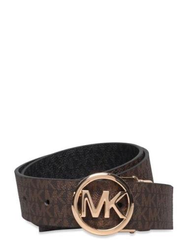 32Mm Rev Mk Logo Bkl Logo To Logo Michael Kors Accessories Brown