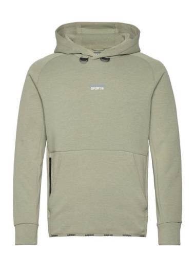 Sport Tech Logo Loose Hood Superdry Sport Green