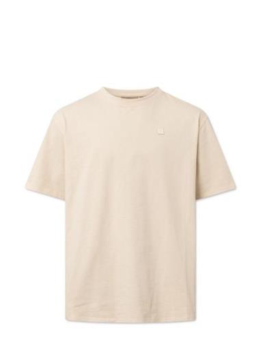 Thomas Embroidery Patch Cotton Jersey Rue De Tokyo Cream