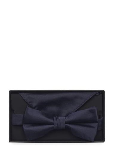 Polyester Bow Tie Lindbergh Black Navy