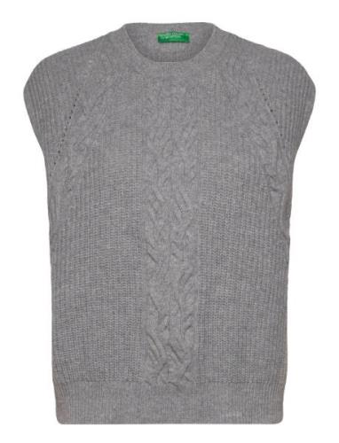 Sleeveless Sweater United Colors Of Benetton Grey