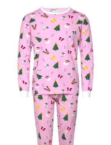 The Pinkish Pyjamas Christmas Sweats Pink