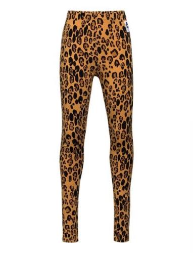 Basic Leopard Leggings Mini Rodini Brown