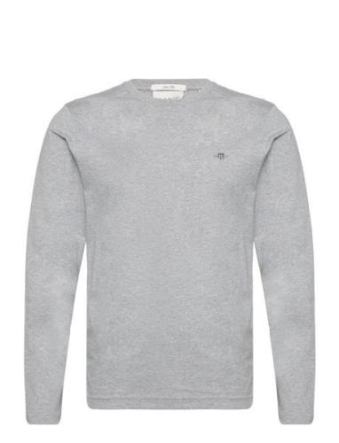 Slim Shield Ls T-Shirt GANT Grey