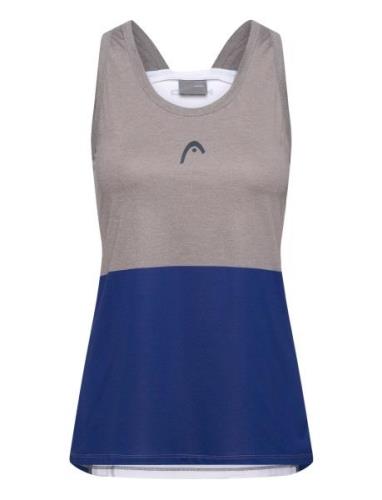 Play Tech Tank Top Women Head Blue