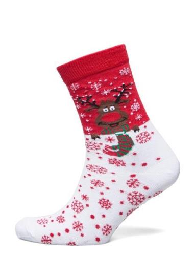 Rudolph's Christmas Socks Christmas Sweats Red