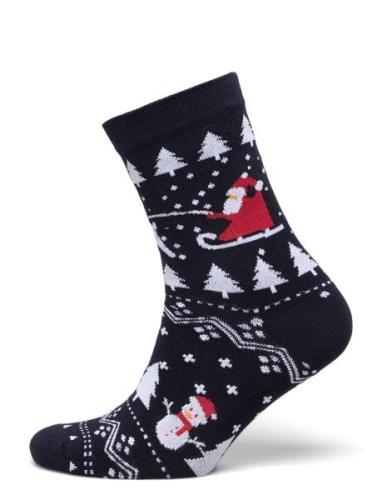 The Stylish Christmas Socks Christmas Sweats Navy