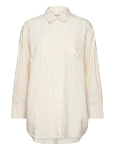 Avalon Shirt Poplin Moshi Moshi Mind Beige