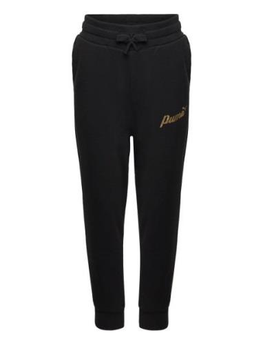 Ess+ Script Metallic Pants Fl G PUMA Black