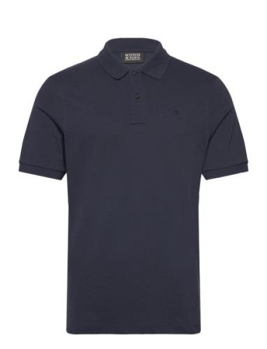 Core Logo Pique Polo Scotch & Soda Navy