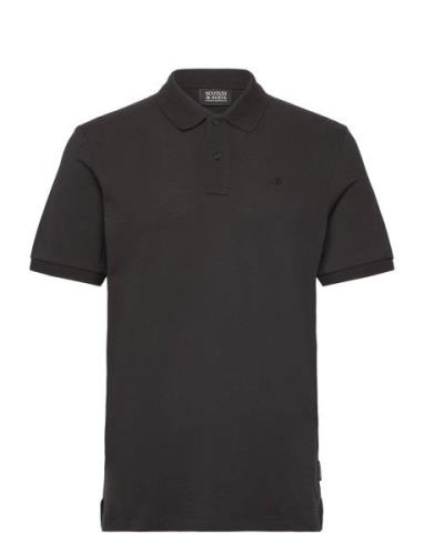 Core Logo Pique Polo Scotch & Soda Black