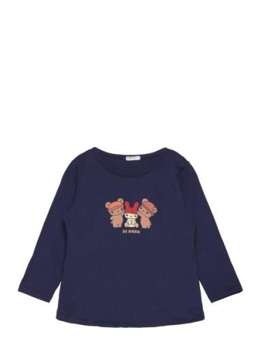 T-Shirt L/S United Colors Of Benetton Navy