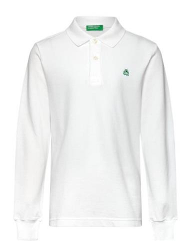 L/S Polo Shirt United Colors Of Benetton White