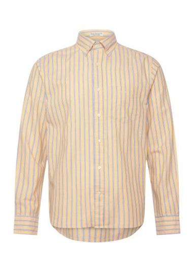 Reg Archive Oxford Stripe Shirt GANT Yellow