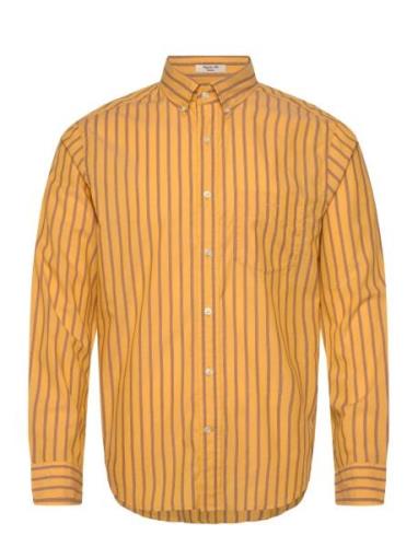 Reg Poplin Stripe GANT Yellow