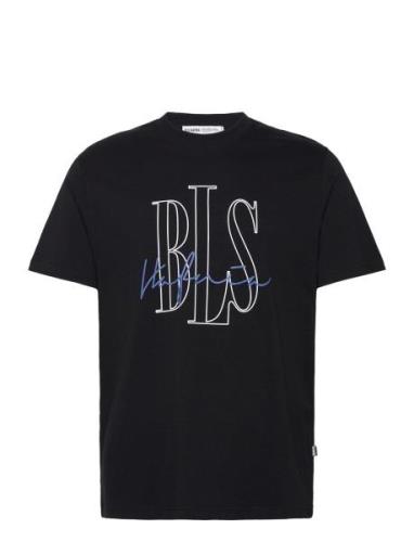 Signature Outline T-Shirt BLS Hafnia Black