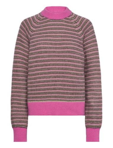 Stripey Martha Sweater Mads Nørgaard Pink