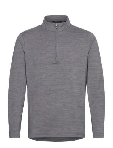 The Heater Qtr Zip Travis Mathew Grey