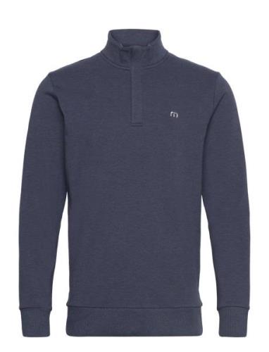 Cloud Quarter Zip 2. Travis Mathew Navy