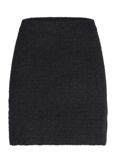 Brielle Short Knitted Skirt Bubbleroom Black