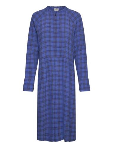 Check Pop Dupina Dress Mads Nørgaard Blue