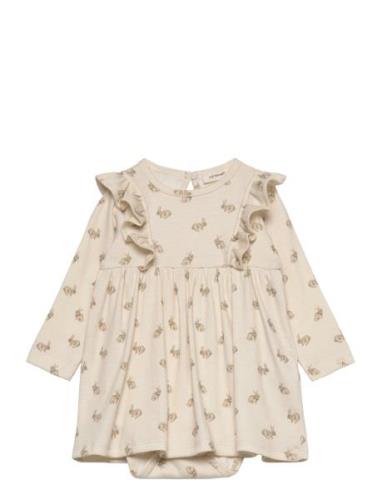 Nbflavo Emo Ls Body Dress Lil Lil'Atelier Cream